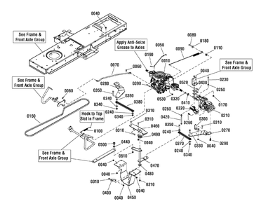 Transmission Group Aws, T2-Hp Diagram and Parts List for 2690912  Briggs and Stratton Lawn Tractor